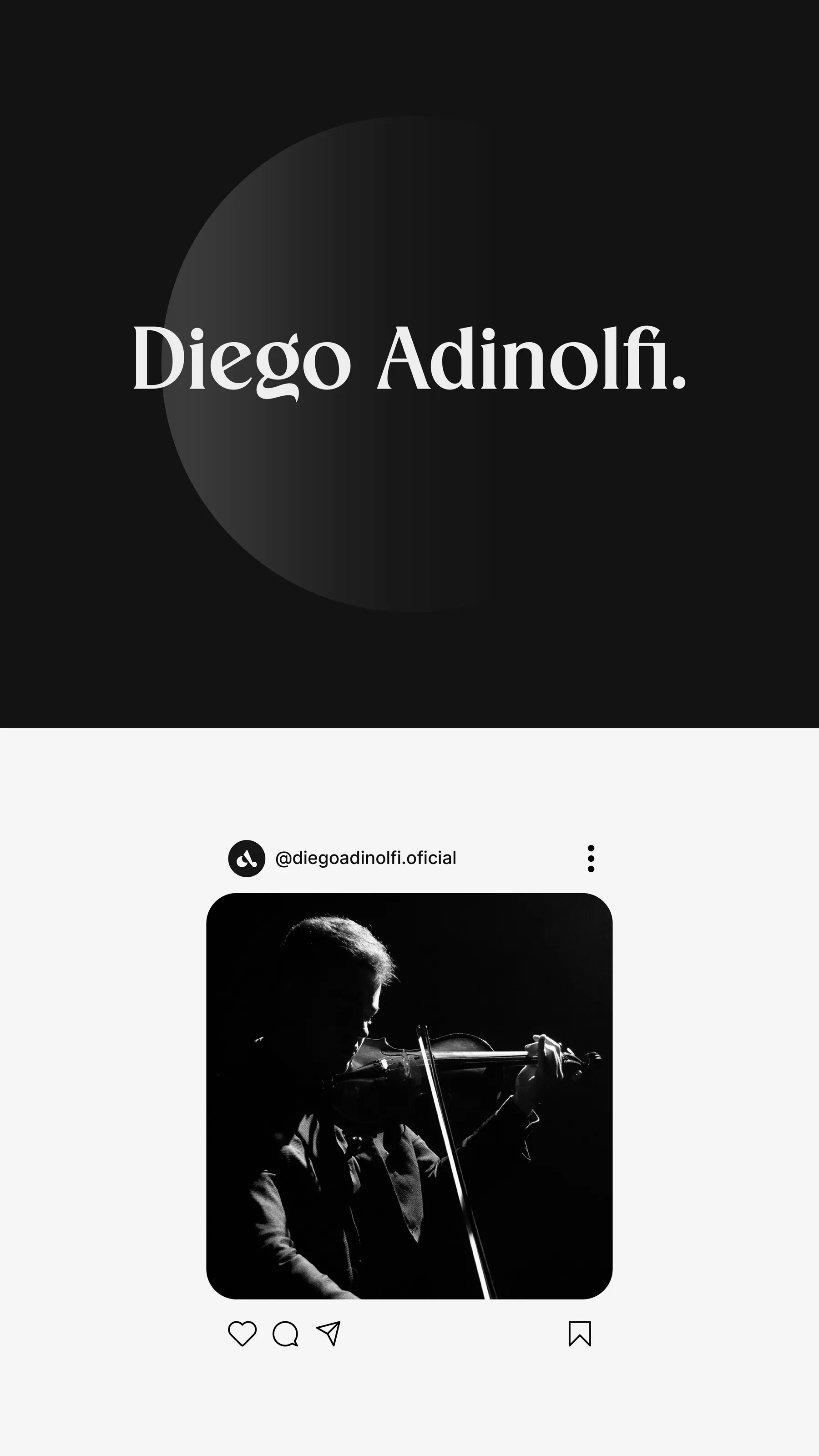 Identidade visual da marca Diego Adinolfi